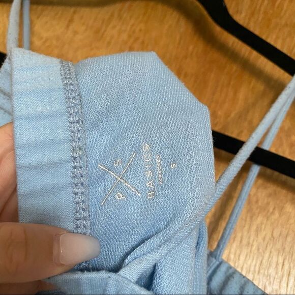 PacSun Baby Blue Crop Top Cami - Picture 4 of 5